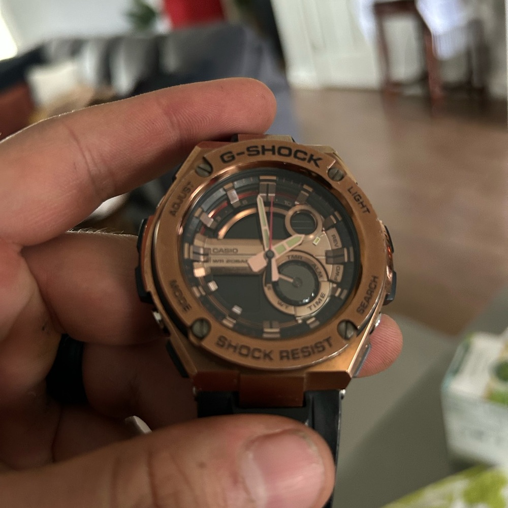 Casio G Shock G-STEEL
ANALOG
GST210B-1A